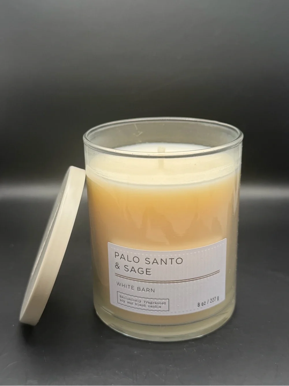 White Barn scented jar